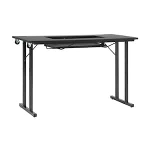 SewStation 201 Sewing Table, Black / Black