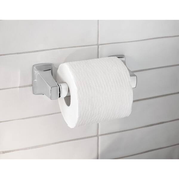 Moen ® Arlys Wall Mount Toilet Paper Holder In Brushed Nickel Bed Bath & Beyond