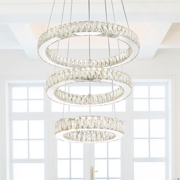 Florence LED Chandelier With Chrome Finish
