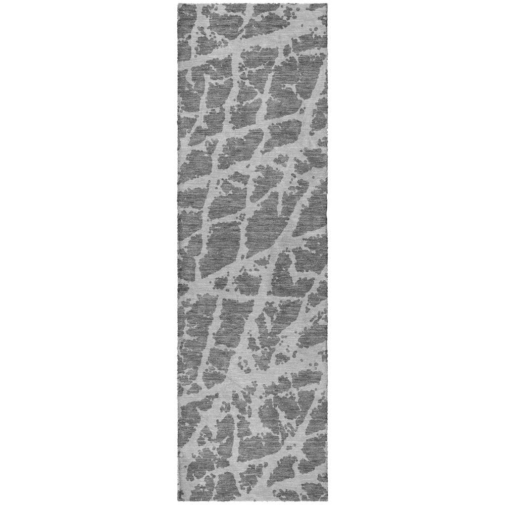 Dream Shag Premium Machine Washable Abstract ADS501 Charcoal 2 ft. x 7 ft. Runner Rug price history on PriceWatchPro