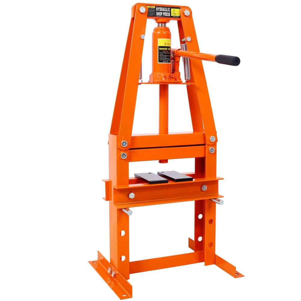 6-Ton Benchtop Hydraulic A-Frame Garage Floor Adjustable Shop Press with Press Plates, Orange price history on PriceWatchPro