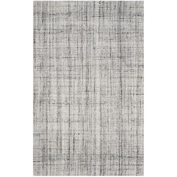 SAFAVIEH Abstract Gray/Black 5 ft. x 8 ft. Solid Area Rug