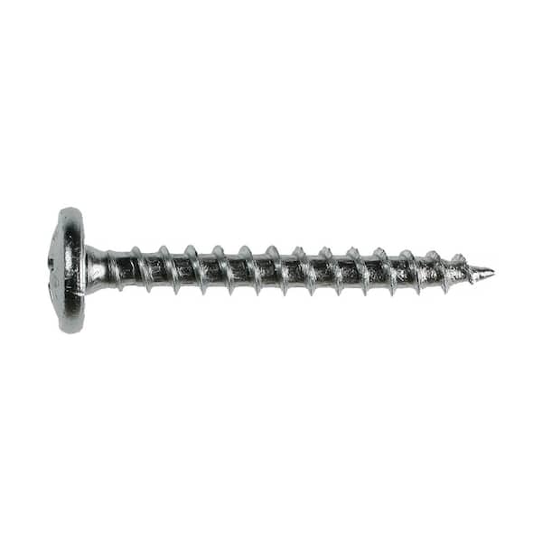 #8 x 1-1/4 in. #2 Phillips, Wafer-Head Wood Screw (100-Pack) #8 x 1-1/4 in. #2 Phillips, Wafer-Head Wood Screw (100-Pack)