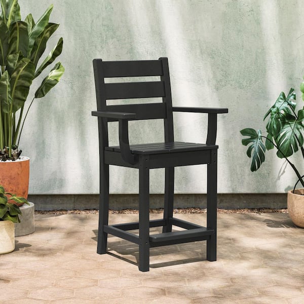 Grant Park Counter Arm Chair in Black