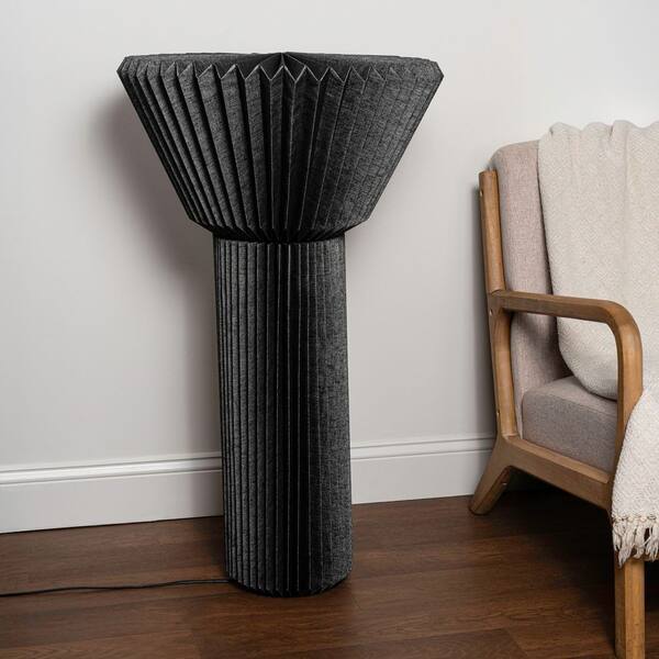 JONATHAN Y Archer 37 in. Black Modern Minimalist Standard Floor