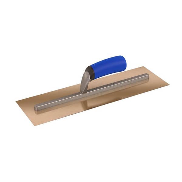 Bon Tool 16 in. x 5 in. Stainless Steel Trowel with Comfort Grip Handle