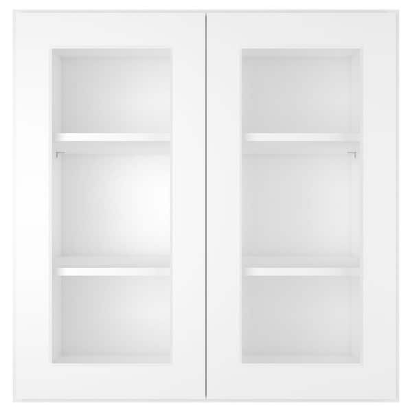 Shaker White Homeibro Ready To Assemble Kitchen Cabinets Hd Sw W3030gd A 64 600 