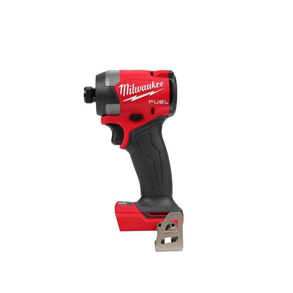 Milwaukee M18 FUEL 18V Lithium Ion Brushless Cordless 1 4 in. Hex Impact Driver Tool Only 2953 20 The Home Depot