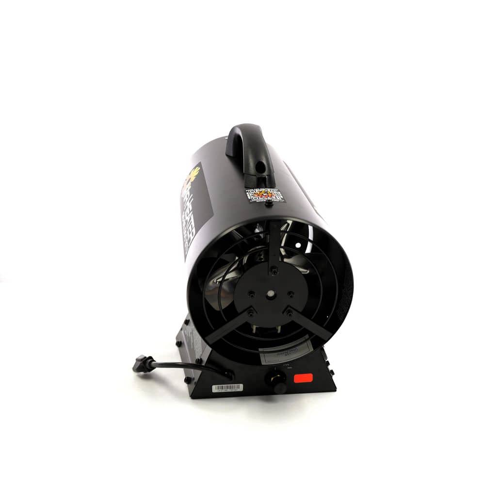 85,000 BTU Black Steel Forced Air Propane Heater