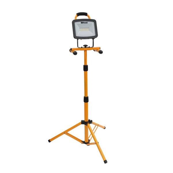 Woods 6000 Lumens Portable LED Work Light with Tripod