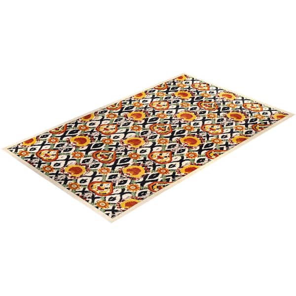 Suzani Handmade Ivory 17 ft. 2 in. x 10 ft. Indoor Area Rug