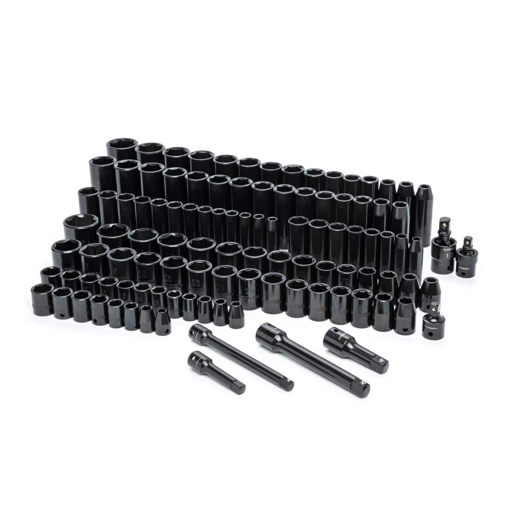 Husky 3/8 in. and 1/2 in. Drive Master 6-Point Impact Socket Set