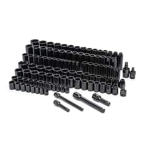 3/8 in. and 1/2 in. Drive Master 6-Point Impact Socket Set (108-Piece)