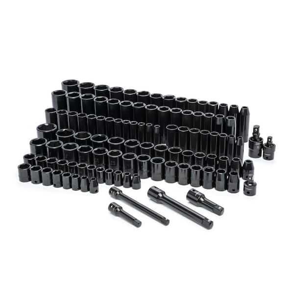 Husky 3/8 in. and 1/2 in. Drive Master 6-Point Impact Socket Set (108-Piece)