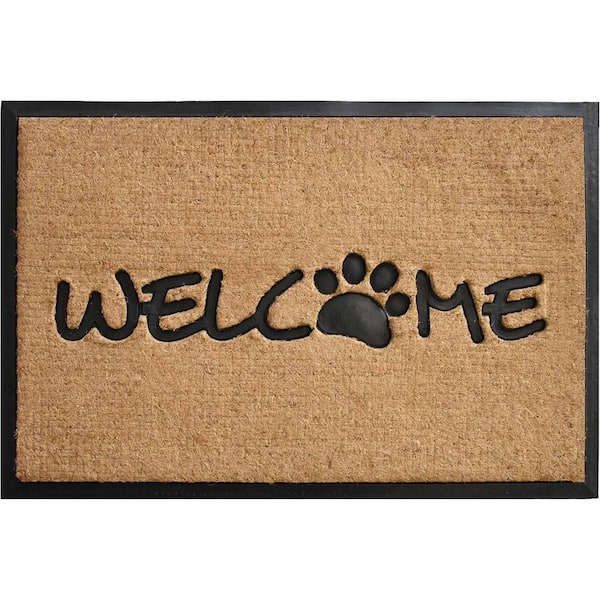 Multi-Colored 36 in. x 24 in. Coir Outdoor Door Mat