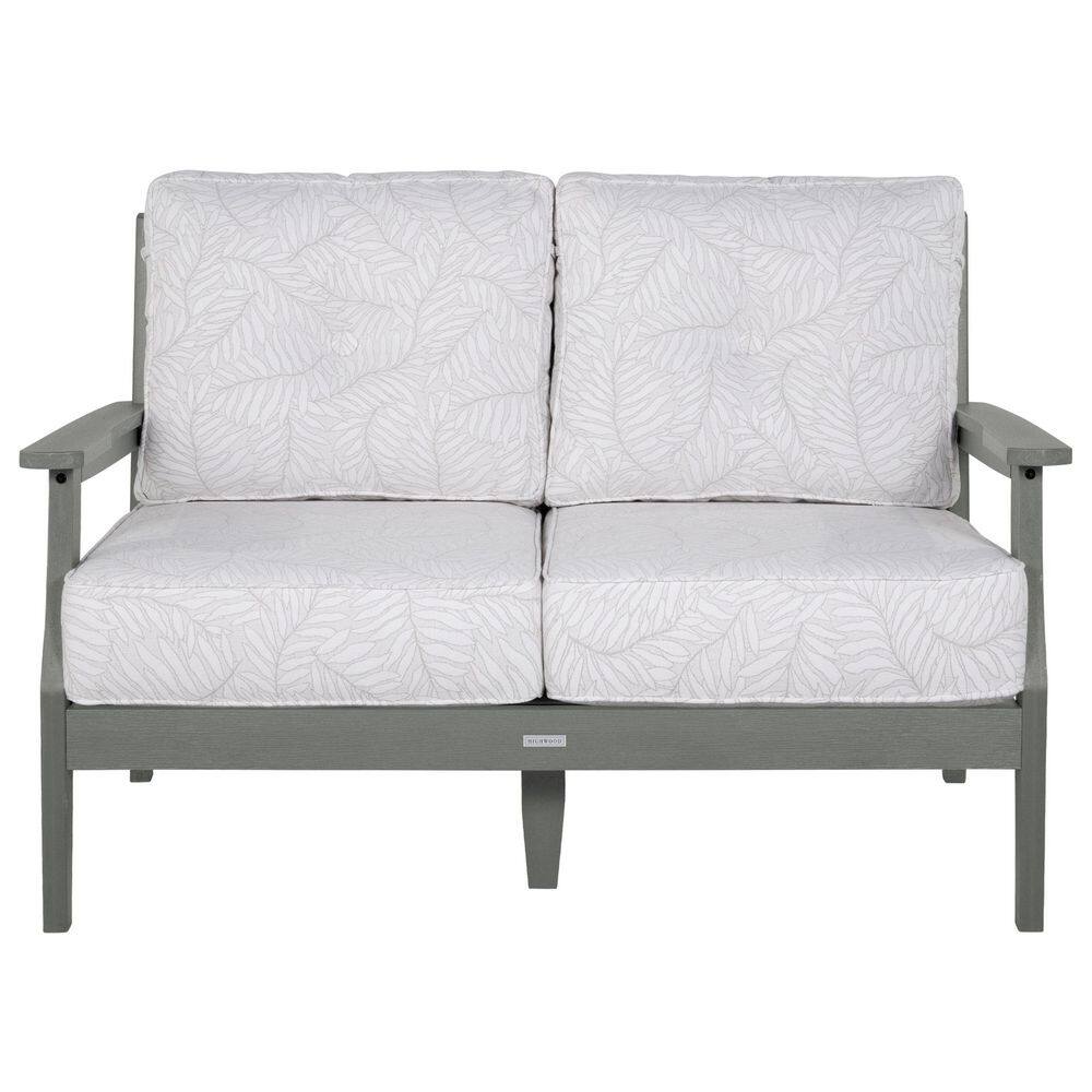 Lehigh Coastal Teak Recycled Plastic Outdoor Deep Seating Loveseat with Sunbrella Lively Parchment Cushions price history on PriceWatchPro
