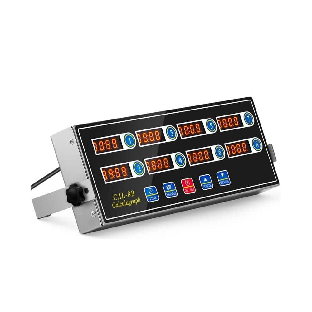 Wudkey 1 Pack 8-Channel Digital Kitchen Timer for Cooking