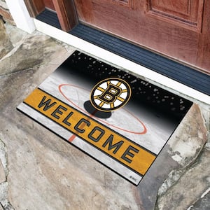 NHL - Boston Bruins 18 in. x 30 in. Rubber Door Mat