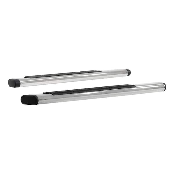 Aries 6" x 53" Polished Stainless Oval Side Bars (No Brackets)