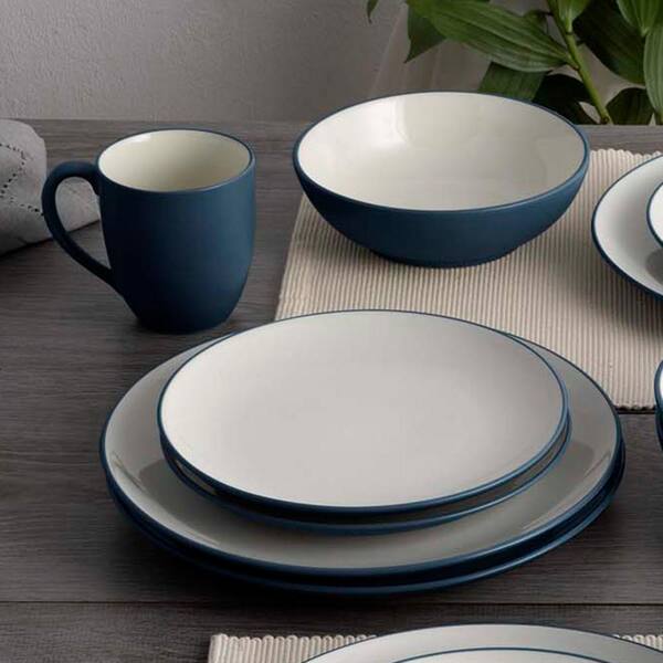 Noritake Colorwave Blue 16-Piece Coupe (Blue) Stoneware Dinnerware