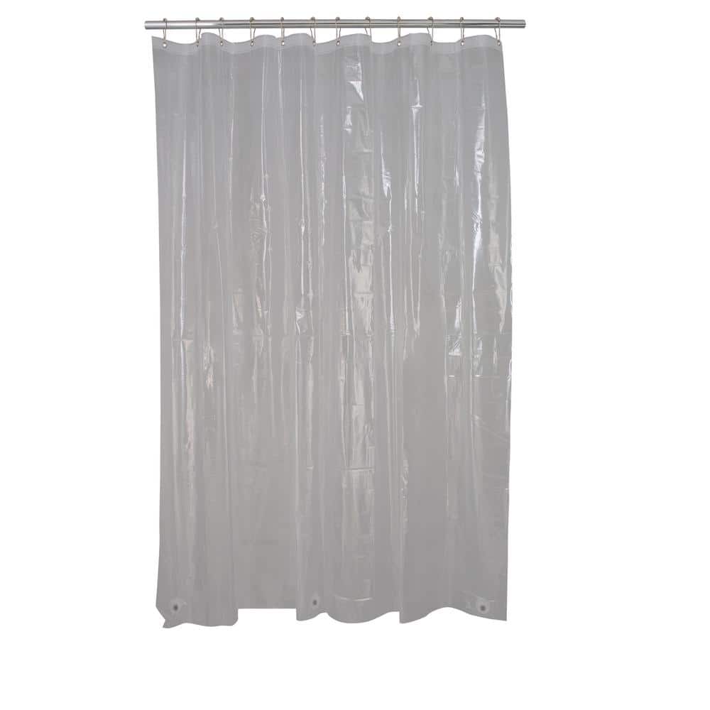 Eco-Friendly Clear PEVA Shower Curtain Liner with Rust Resistant Grommets