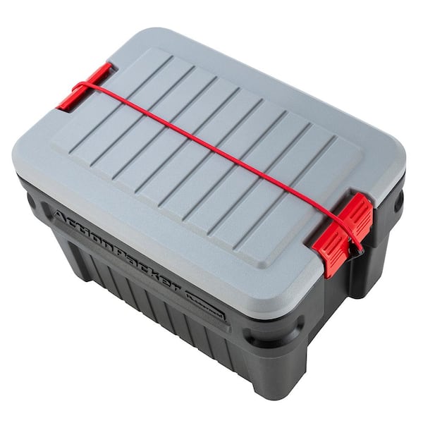 ラバーメイド　アクションパッカー　24GAL Rubbermaid ActionPacker 24 Gal. Lockable Storage Box, Outdoor