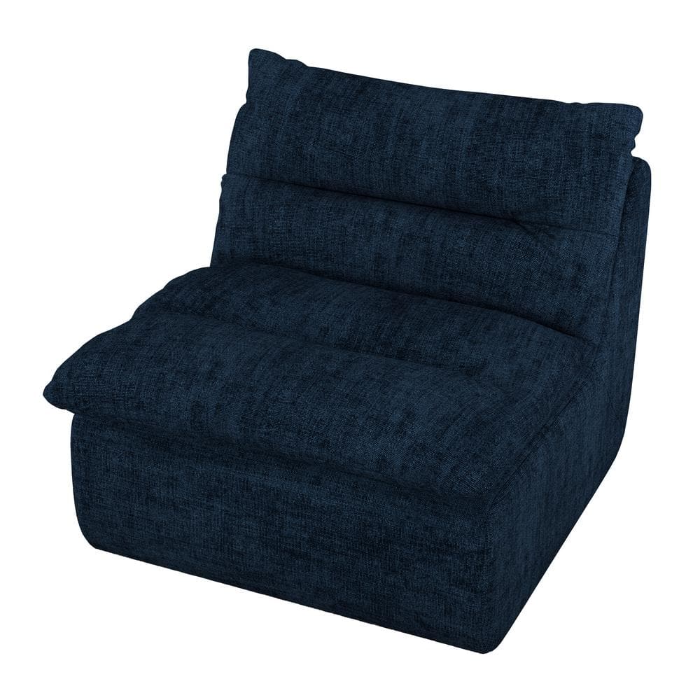 Modern Armless Composite Outdoor Chaise Lounge, Lazy Floor Sofa, Bean Bag C