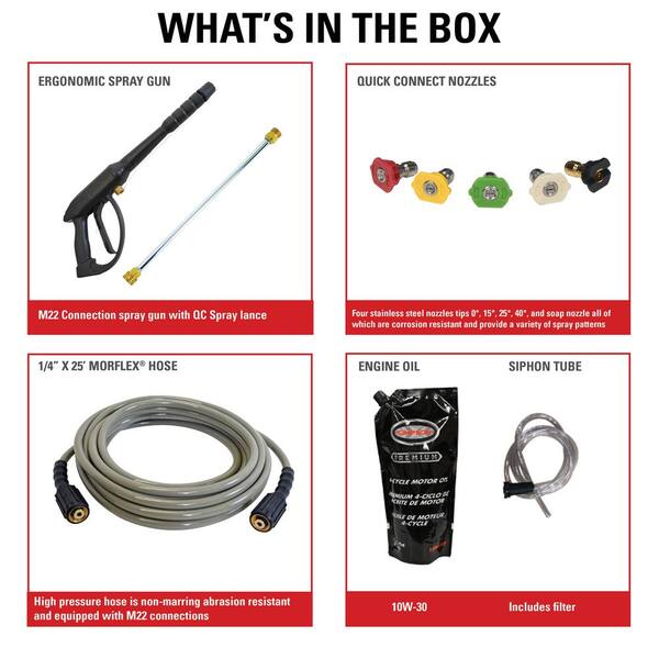 SIMPSON MegaShot 3100 PSI 2.4 GPM Gas 