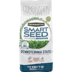 Smart Seed Pennsylvania 7 lb. 2,330 sq. ft. Grass Seed and Lawn Fertilizer