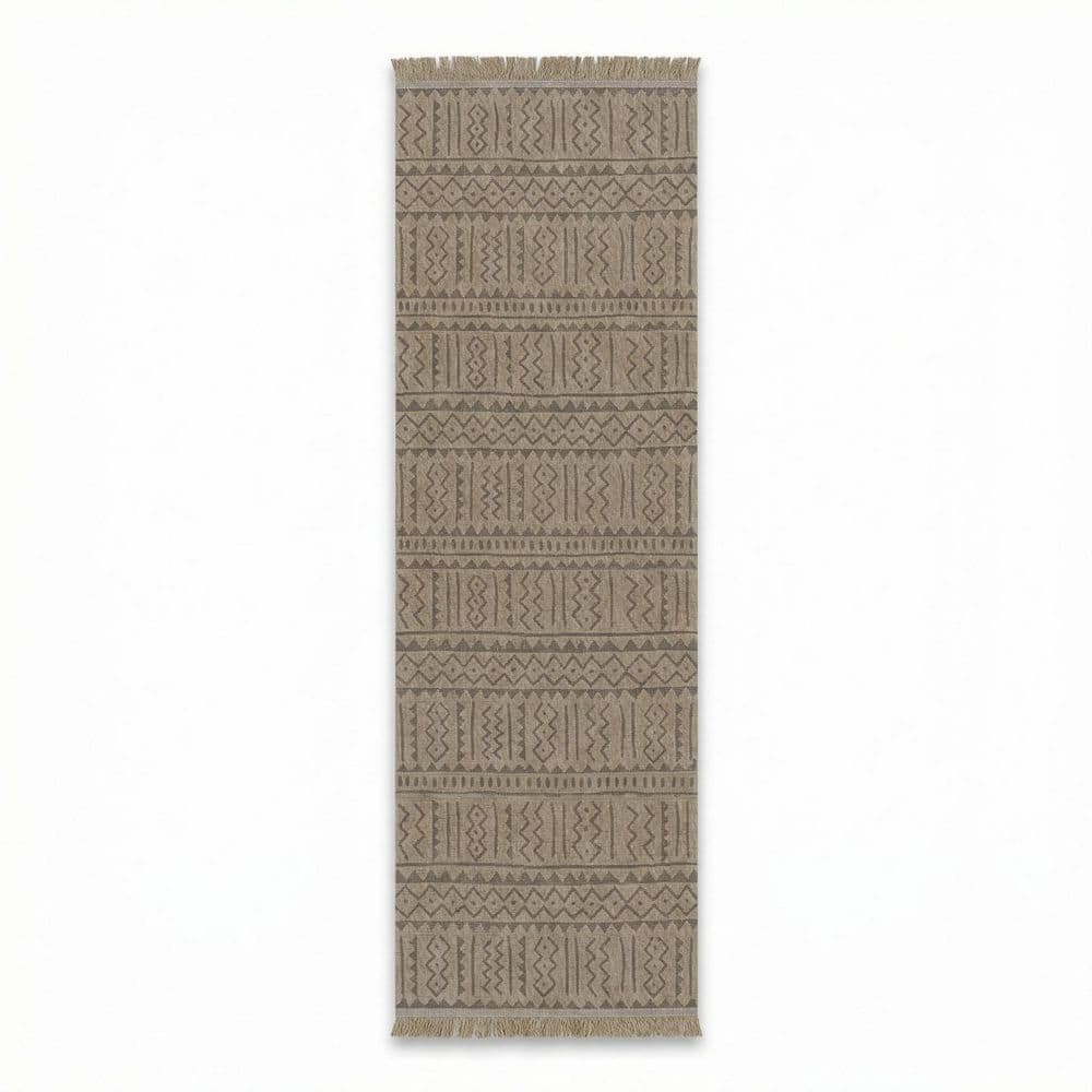 Naturalistic Moroccan Natural 3 x 10 ft Casual Flatwoven Geometric Polypropylene Runner Indoor/Outdoor Area Rug price history on PriceWatchPro