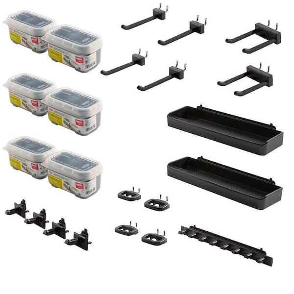 Rubbermaid FastTrack Garage Wall Panel Accessory Kit (13-Piece)