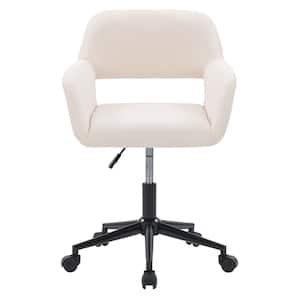 Marlowe Off White Fabric Upholstered Task Chair