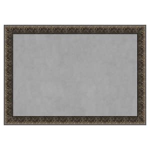 Intaglio Embossed Black 41 in. x 29 in. Magnetic Board, Memo Board