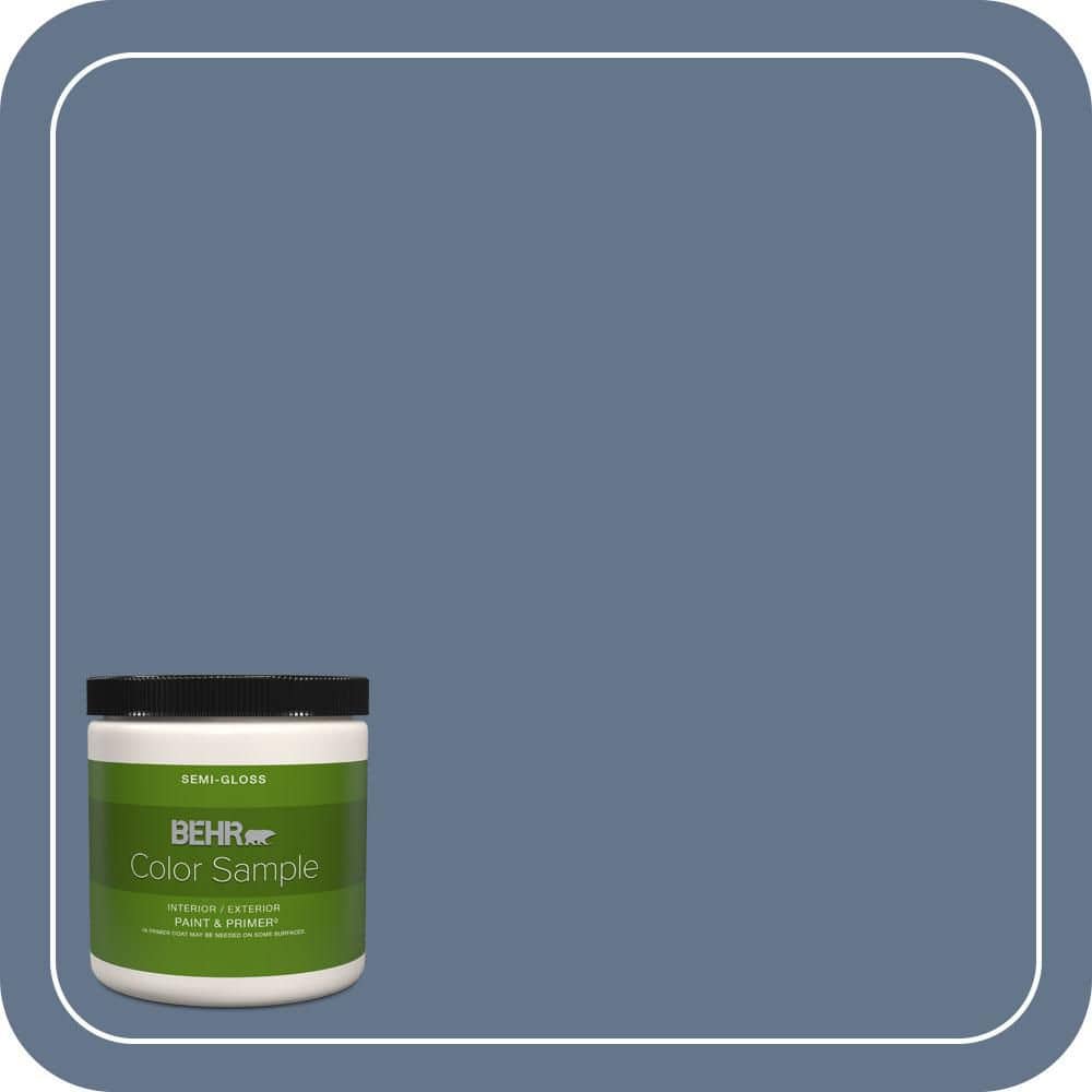 8 oz. #BXC-75 Saltbox Blue Semi-Gloss Interior/Exterior Paint & Primer Color Sample price history on PriceWatchPro