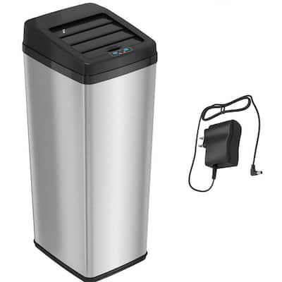 Touchless Motion Trash Can, 3.1 Gallon, Burgundy