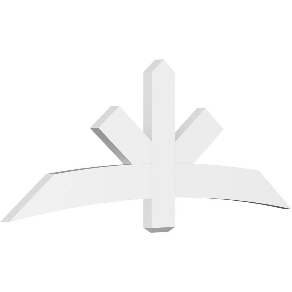 72 in. W x 27 in. H x 2 in. D x 6 in. F, 9/12 Pitch, Alberta Signature Urethane Gable Bracket, Primed Tan price history on PriceWatchPro