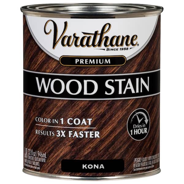 Varathane 1 qt. Kona Premium Fast Dry Interior Wood Stain (2-Pack ...