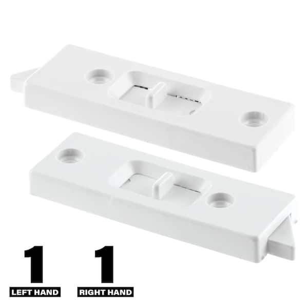 NU-SET Vertical Sliding Window Lock (10 Pack) - White, Tamper Resistant, Child Safety