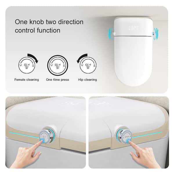 Yulika DJ-U2 One Piece Bidet Toilet with Heated Seat & Remote Control