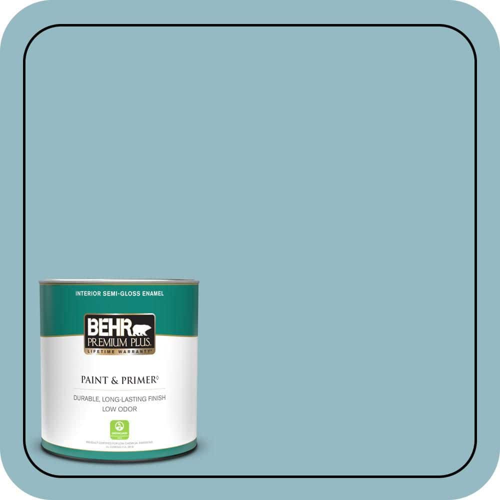 1 qt. #T18-13 Casual Day Semi-Gloss Enamel Low Odor Interior Paint & Primer price history on PriceWatchPro