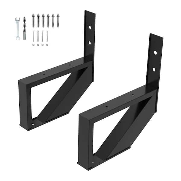 Steel Stair Riser 2-Pack, 11.8 1-Step Metal Stair Stringer Outdoor ...