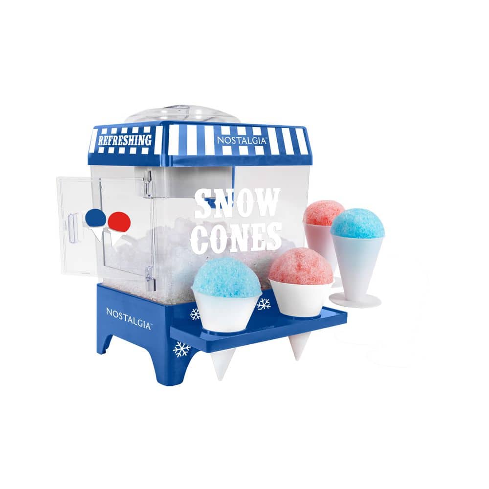 30W Blue Snow Cone Shaved Ice Machine with Shelf price history on PriceWatchPro
