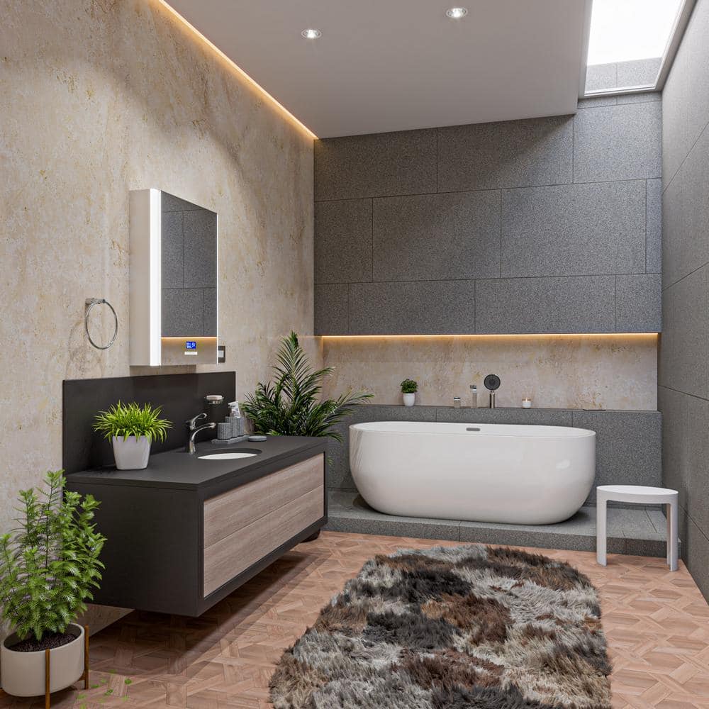 White Matte Solid Surface Resin Bathroom Shower Stool