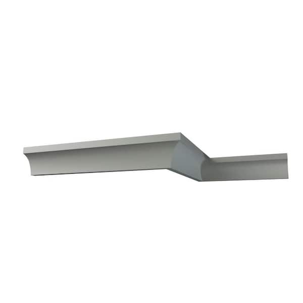 Ekena Millwork Sasha 1.125 in. D x 2 in. W x 94.5 in. L Polyurethane Crown Moulding