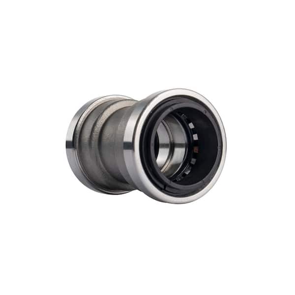 QUICKFITTING 1 in. Stainless Steel Push-to-Connect Coupling Fitting