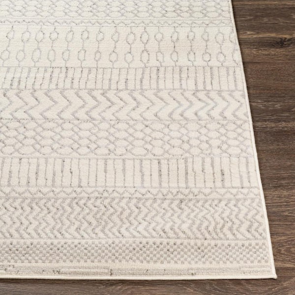 Miran Medium Gray 7 ft. 10 in. x 10 ft. Area Rug