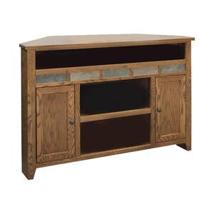 Oak Creek 55.5 in. Golden Oak TV Stand Fits TV's up to 60 in.