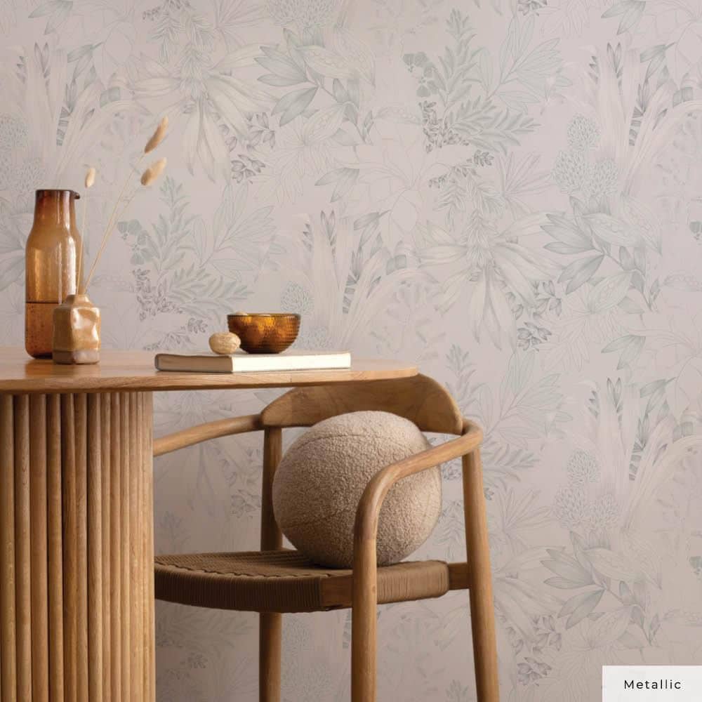 Tempaper Coniferous Floral Silk Non-Pasted Wallpaper Roll