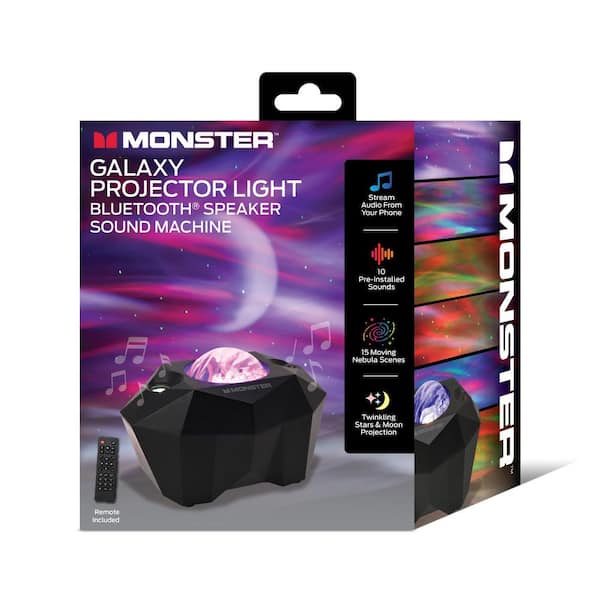 Monster Galaxy Projector Light with Bluetooth Speaker & Sound