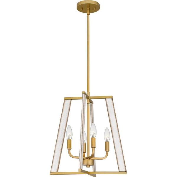 Quoizel Mayline 4-Light Light Gold Pendant